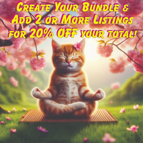 BUNDLE-ICIOUS for 20% OFF EVERYTHING! ADD 2 or more LISTINGS TO BUNDLE! - Picture 2 of 2